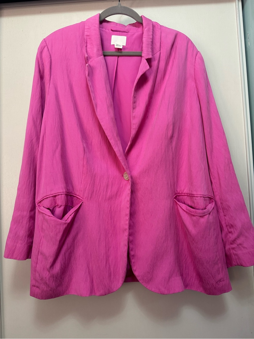 H&M Pink Blazer - Size XL